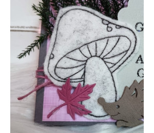 ADVENTSKALENDER 15. Dezember - Stickserie Pilzwald Doodle Appli